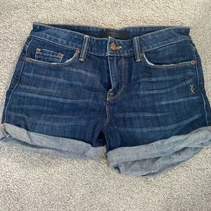 Genetic denim shorts